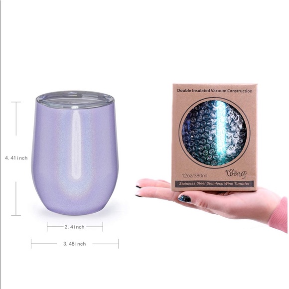 12oz double insulated tumbler-Rose gold - Picture 4 of 4